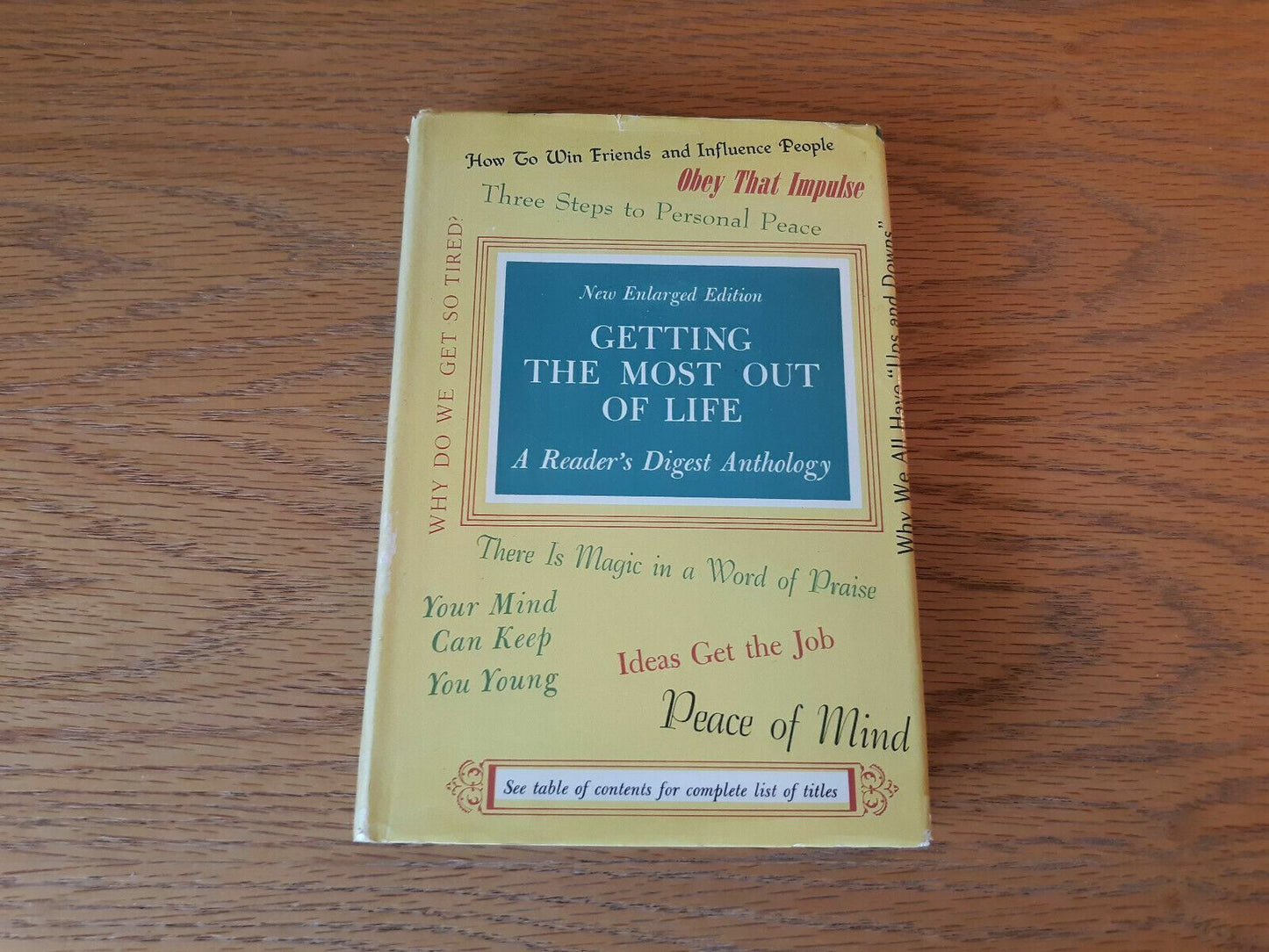Getting the Most Out of Life vintage 1955 Reader's Digest hardcover