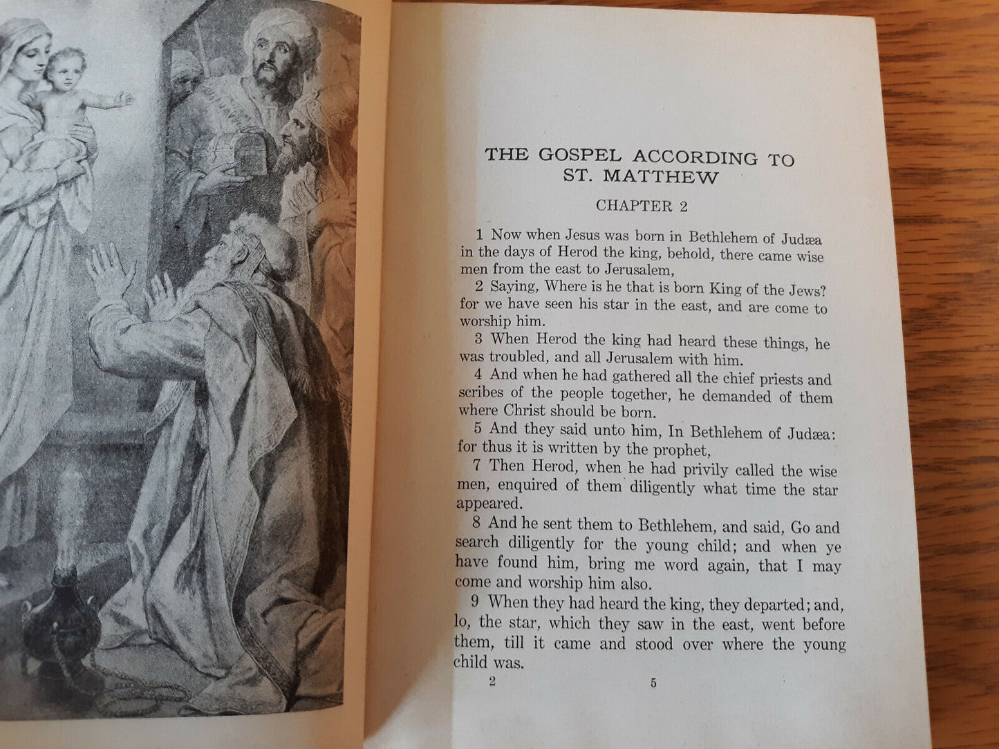 The Four Gospels Shortened For Children 1948 Hardcover A J Holman Co