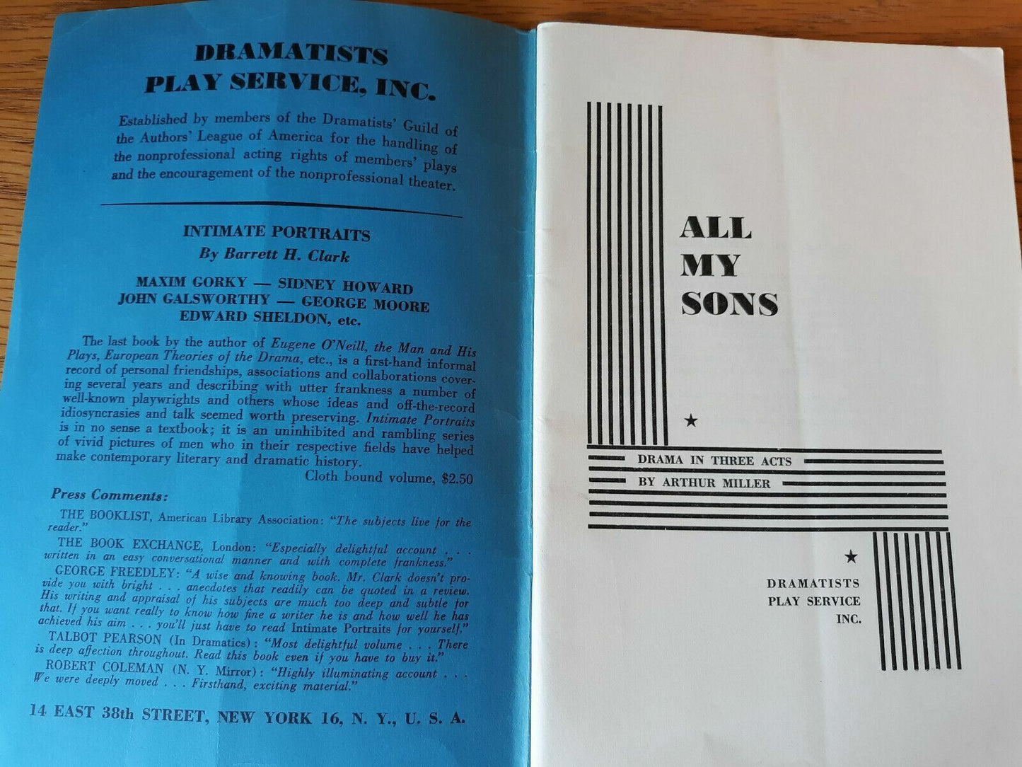 All My Sons by Arthur Miller 1947