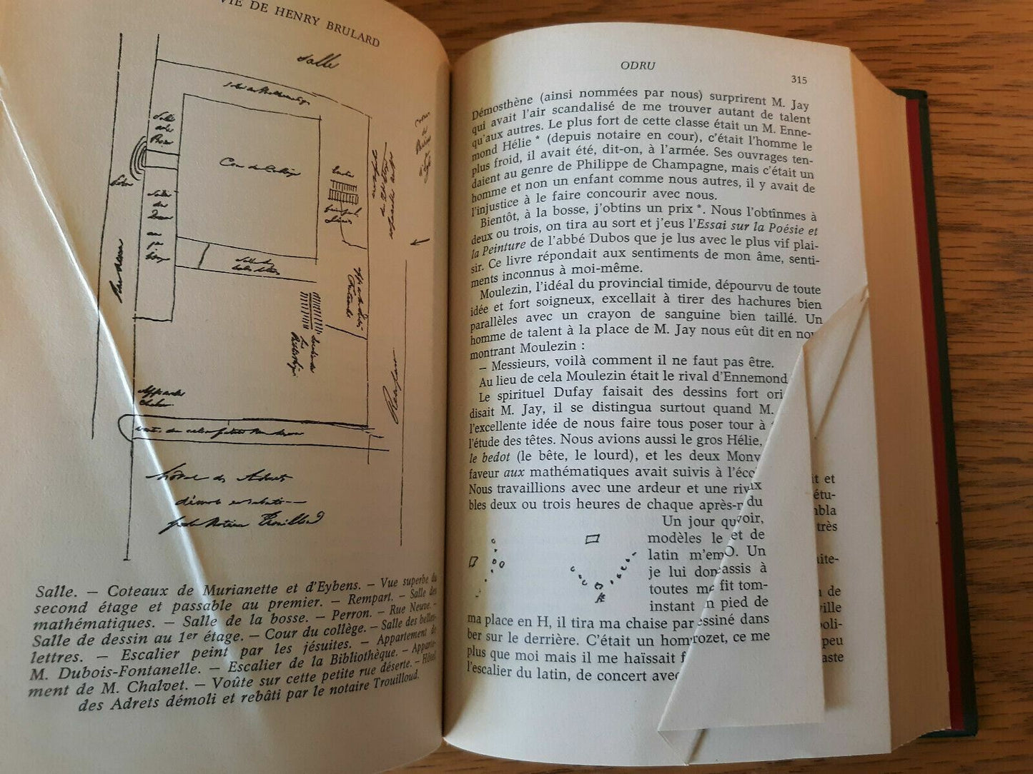 Stendhal Editions Rencontre 1961 French Hardcover Vie de Henry Brulard Souvenirs