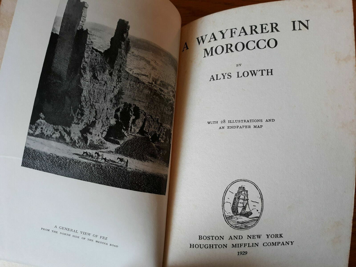 A Wayfarer in Morocco by Alys Lowth 1929