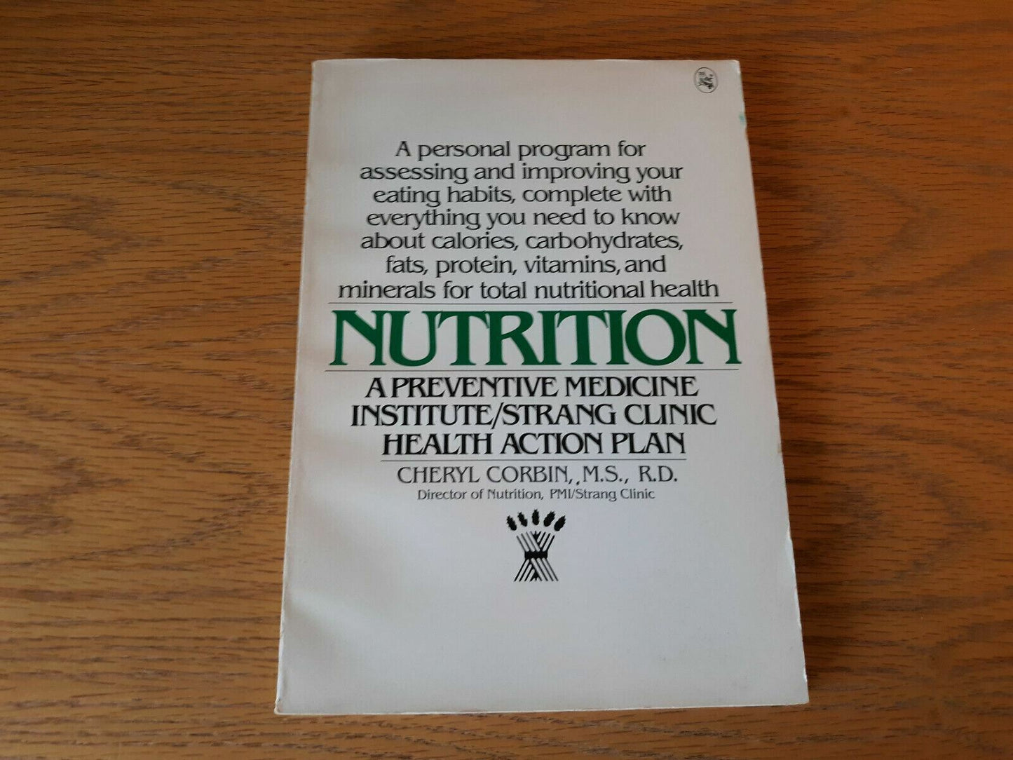 Nutrition Health Action Plan Paperback 1980 Cheryl Corbin