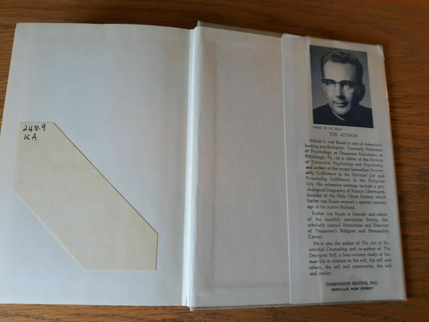 The Vowed Life by Adrian Van Kaam 1968 Hardcover Dust Jacket