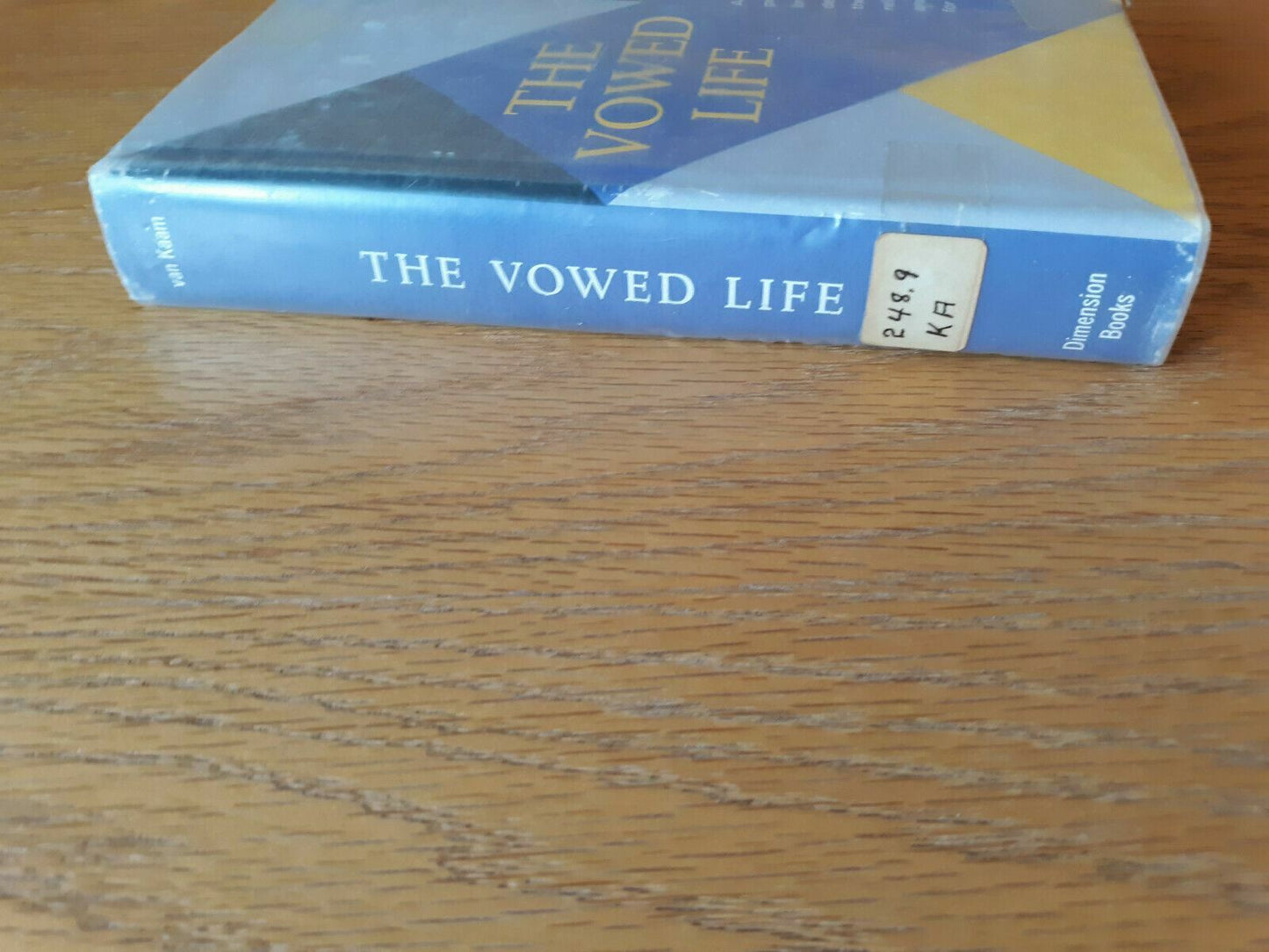 The Vowed Life by Adrian Van Kaam 1968 Hardcover Dust Jacket