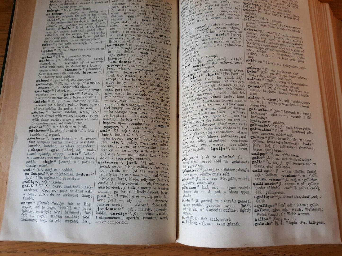 A French And English Dictionary Hjalmar Edgren 1901 Hardcover Henry Holt
