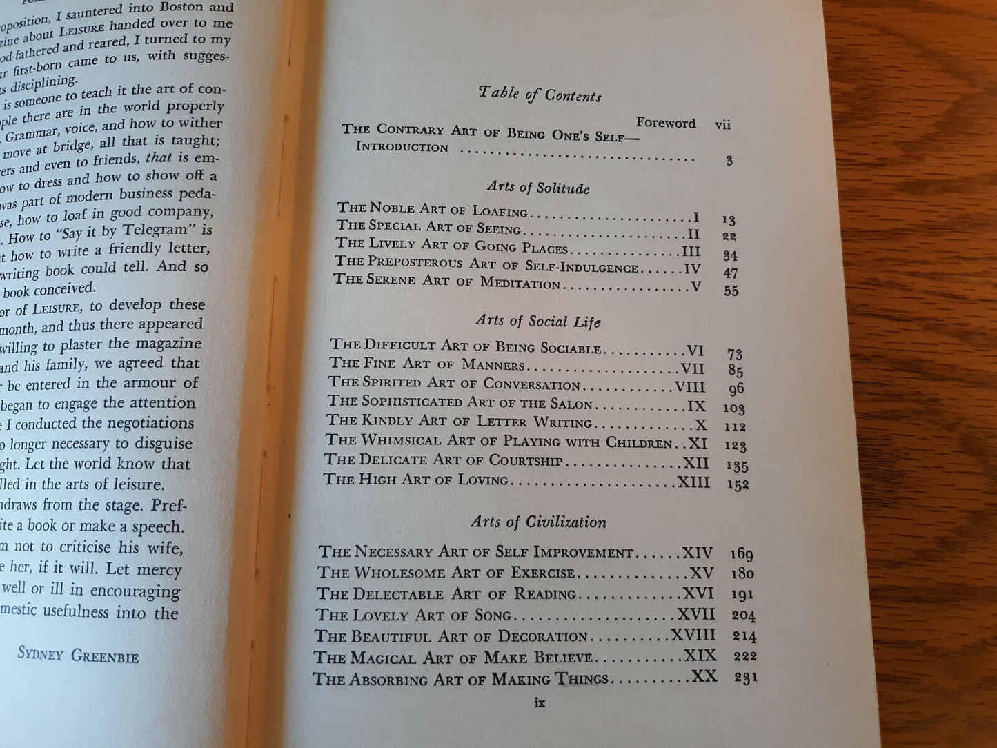 The Arts Of Leisure Marjorie Barstow Greenbie 1935 Whittlesey House Hardcover