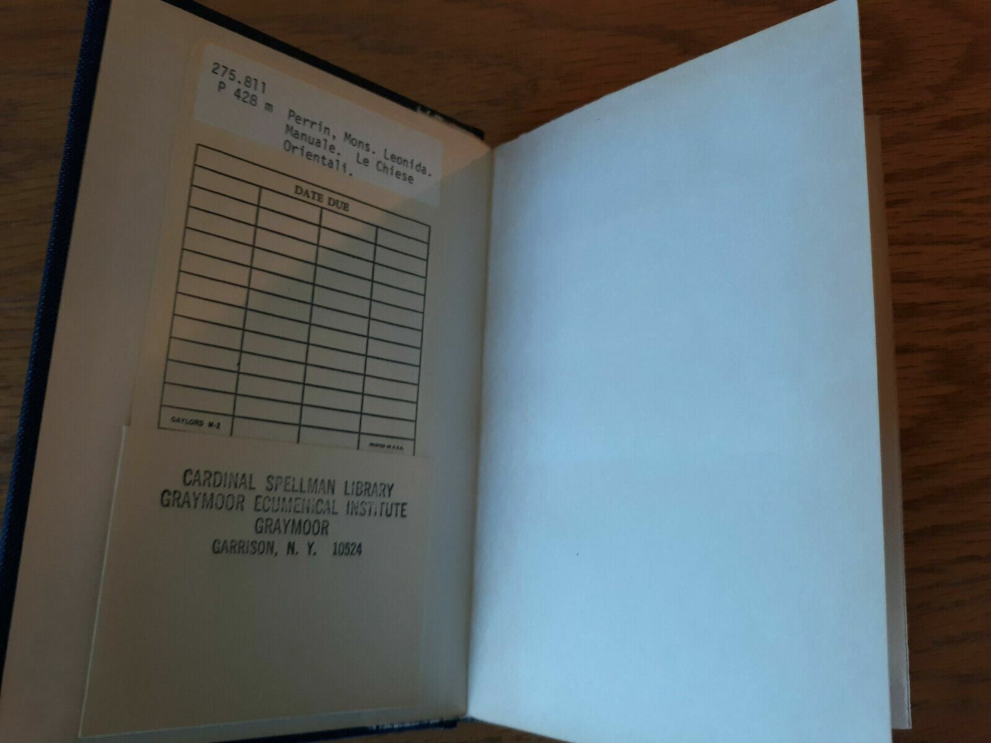 Leonida Perrin Manuale Le Chiese Orientali 1930 Italian Hardcover