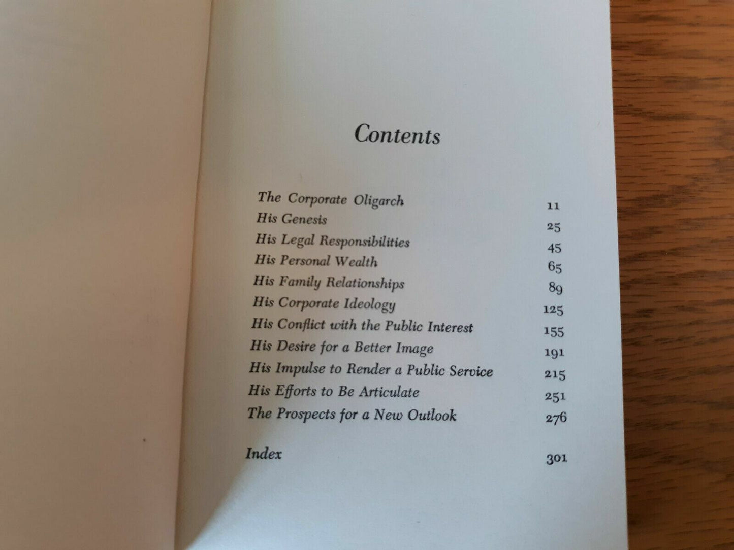 The Corporate Oligarch by David Finn 1970