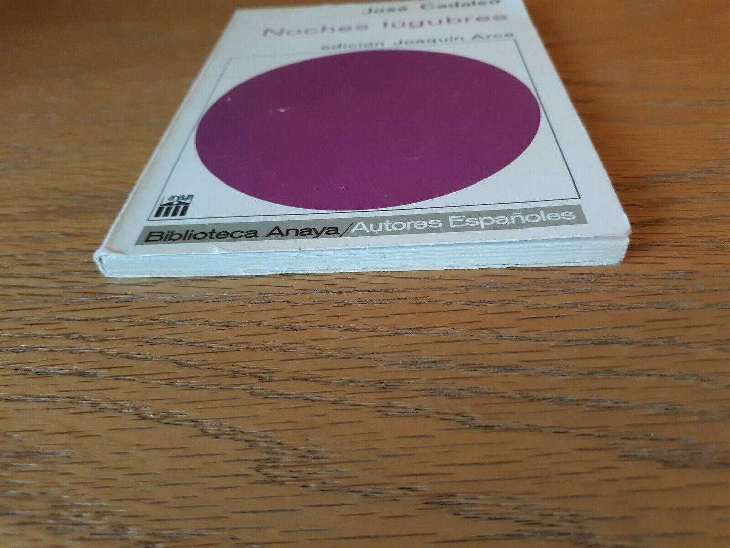 Jose Cadalso Noches Lugubres Edicion Joaquin Arce 1970 Paperback