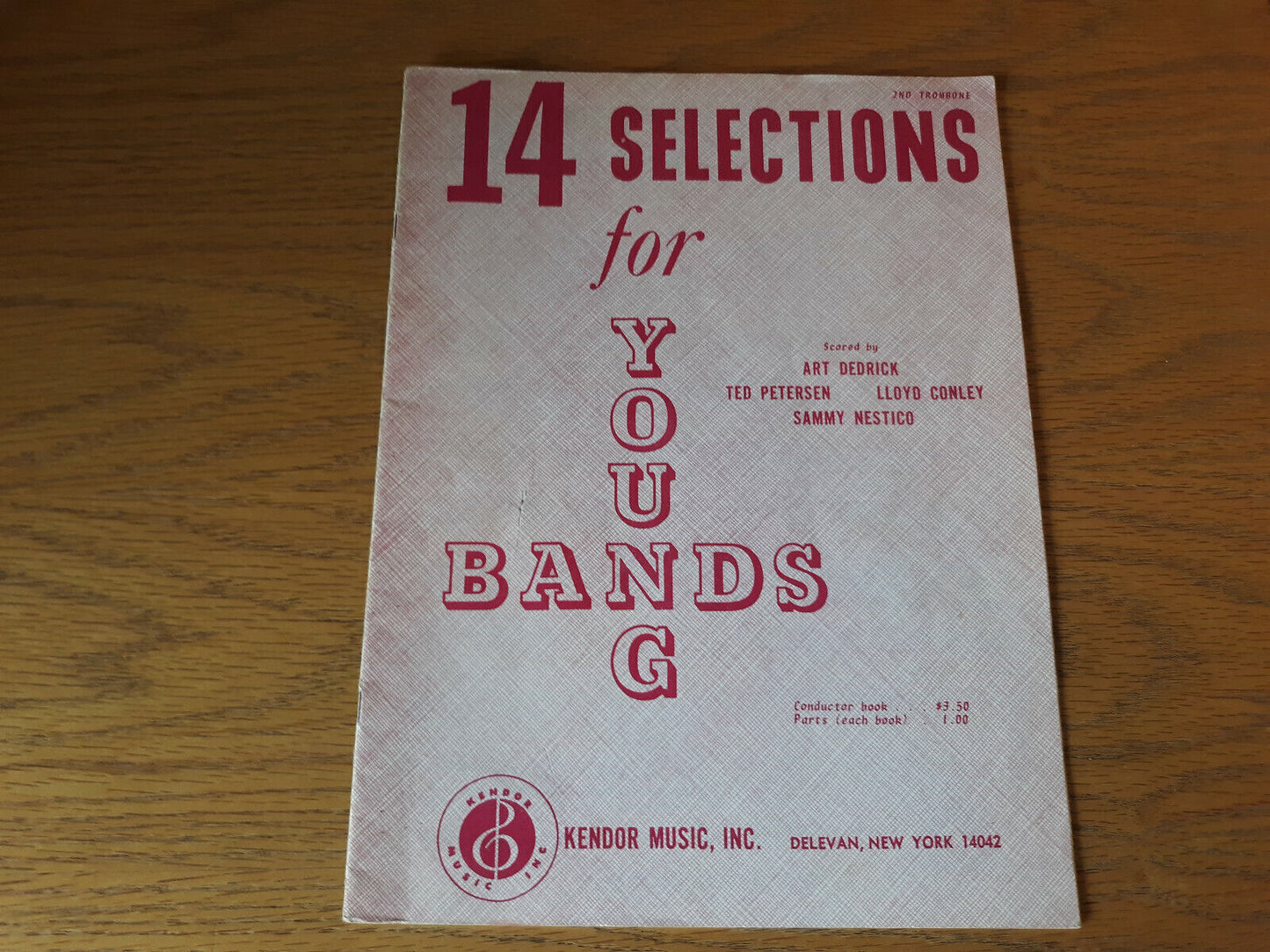 14 Selections For Young Bands 1970 Art Dedrick Kendor Music