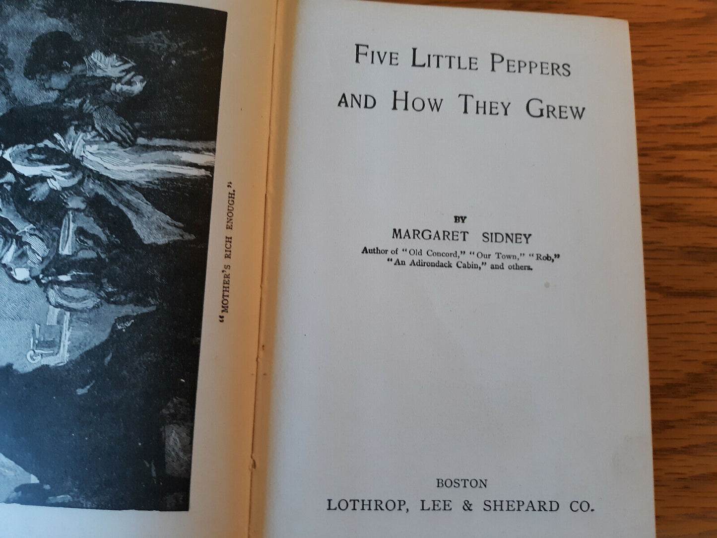 1881 Five Little Peppers And How They Grew By Margaret Sidney Lothrop, Lee