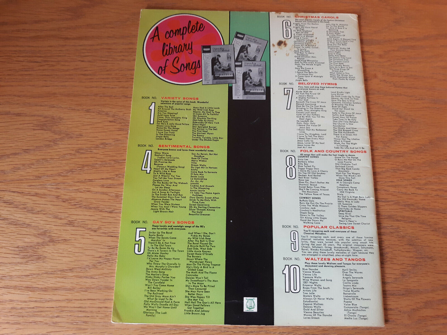45 Most Beloved Christmas Carols George Goodwin 1959 Emenee Industries