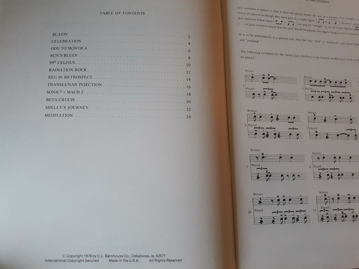 Twelve Weeks To A Better Jazz Ensemble Roger Maxwell 1978 Trumpets