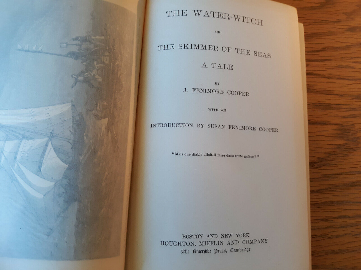 The Water Witch Or The Skimmer Of The Seas J Fenimore Cooper Hardcover