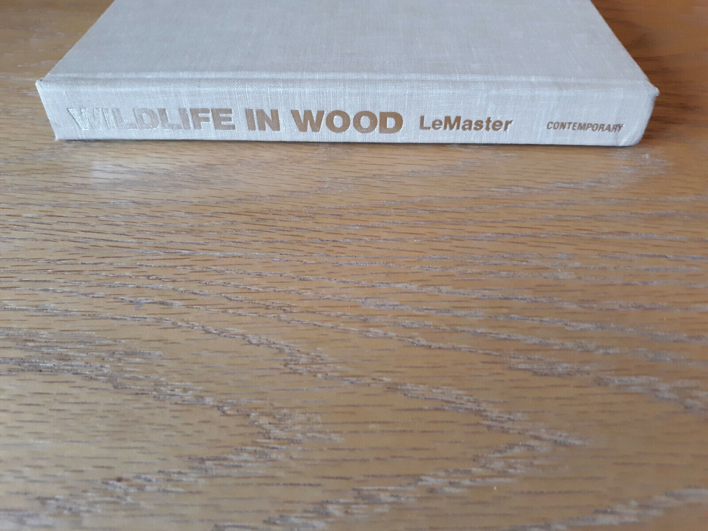 1978 Wildlife In Wood Richard Le Master Signed Hardcover Contemporary Books