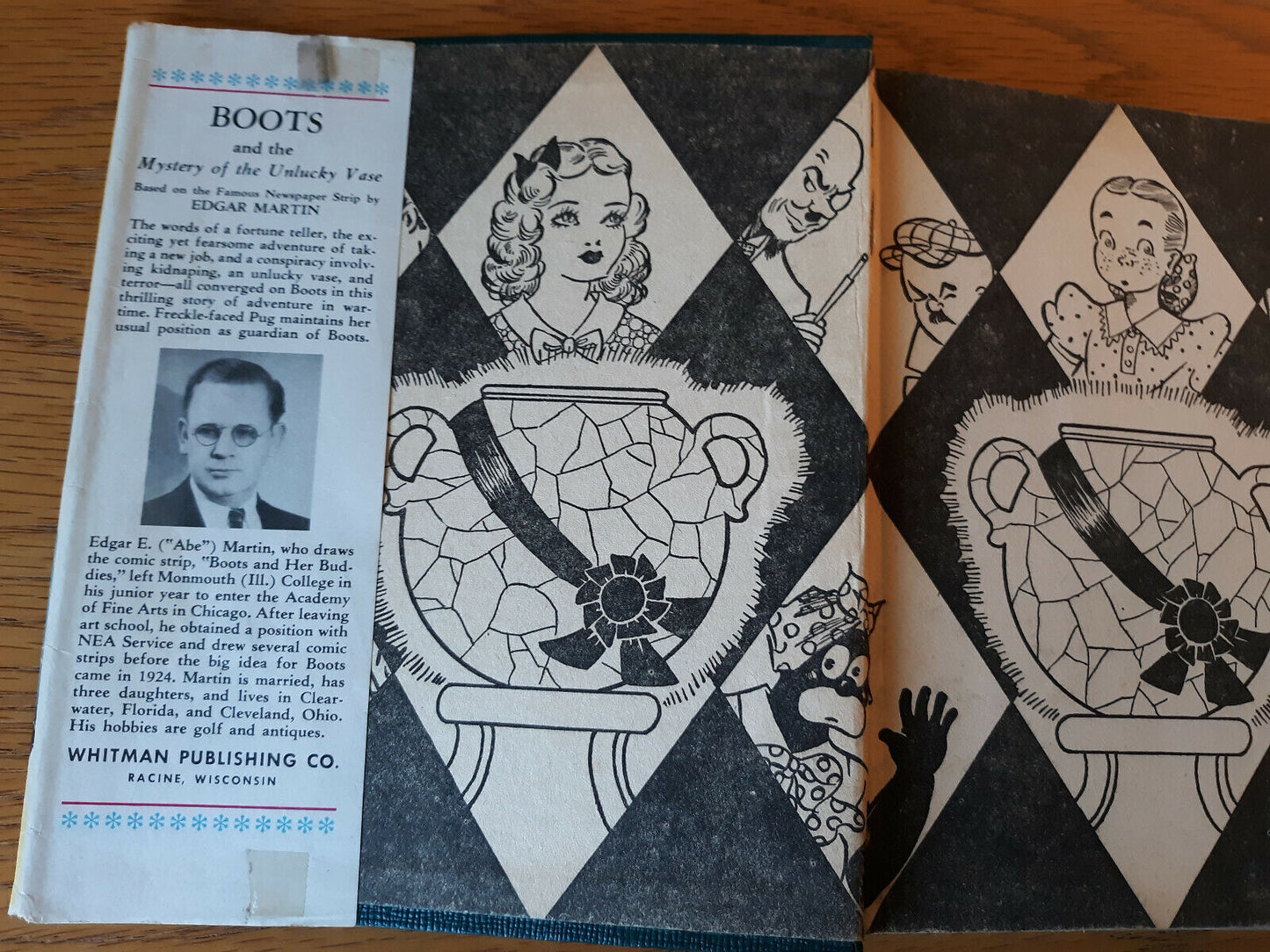 1943 Boots and the Mystery of the Unlucky Vase by Edgar Martin Hardcover