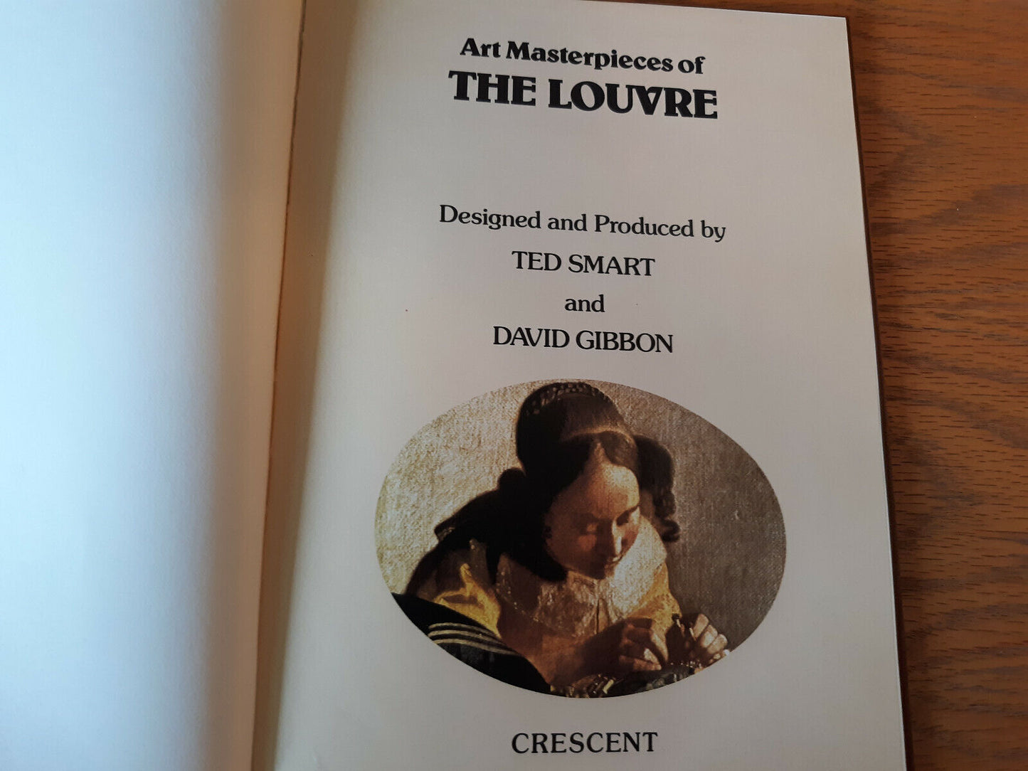 Art Masterpieces Of The Louvre Ted Smart 1979 Crescent Hardcover