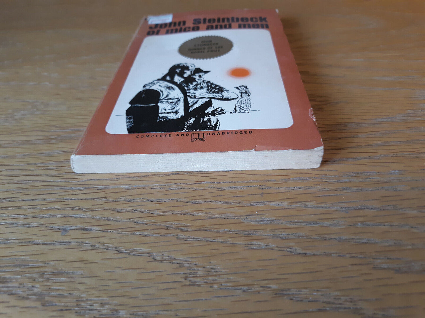 1967 Of Mice and Men by John Steinbeck Bantam Paperback Book
