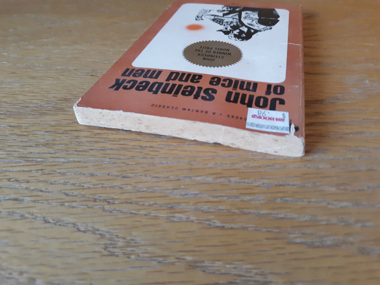 1967 Of Mice and Men by John Steinbeck Bantam Paperback Book