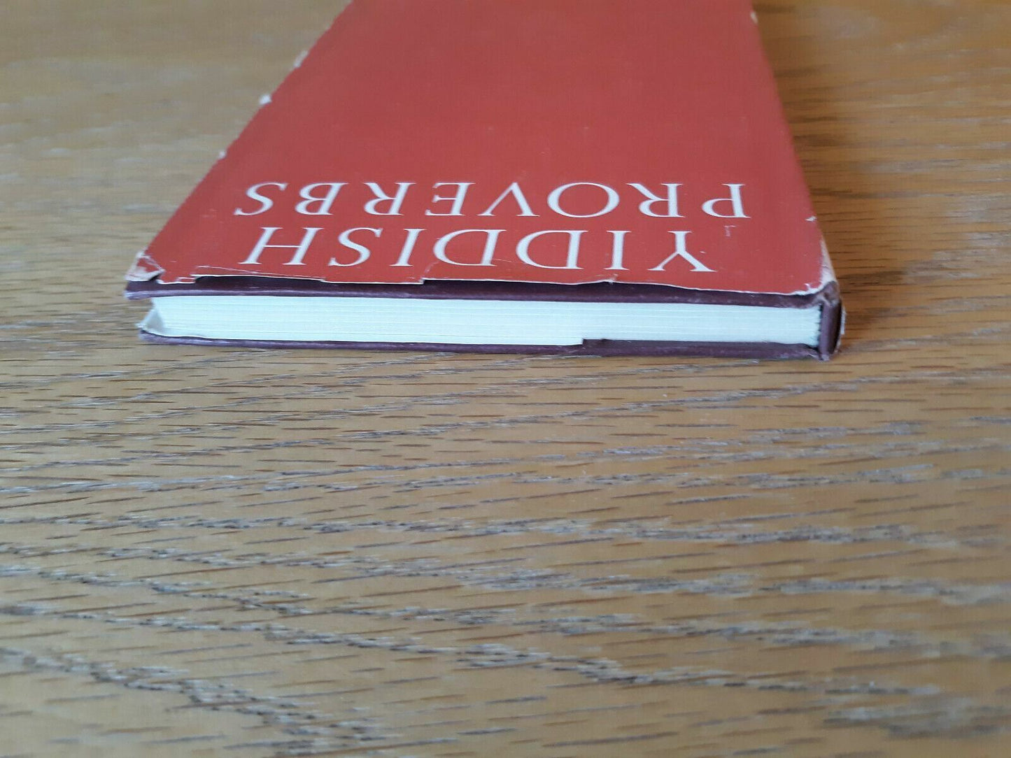 Yiddish Proverbs In Yiddish and English 1949 Hardcover Dust Jacket Hanan Ayalti