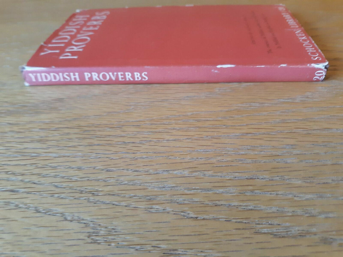 Yiddish Proverbs In Yiddish and English 1949 Hardcover Dust Jacket Hanan Ayalti