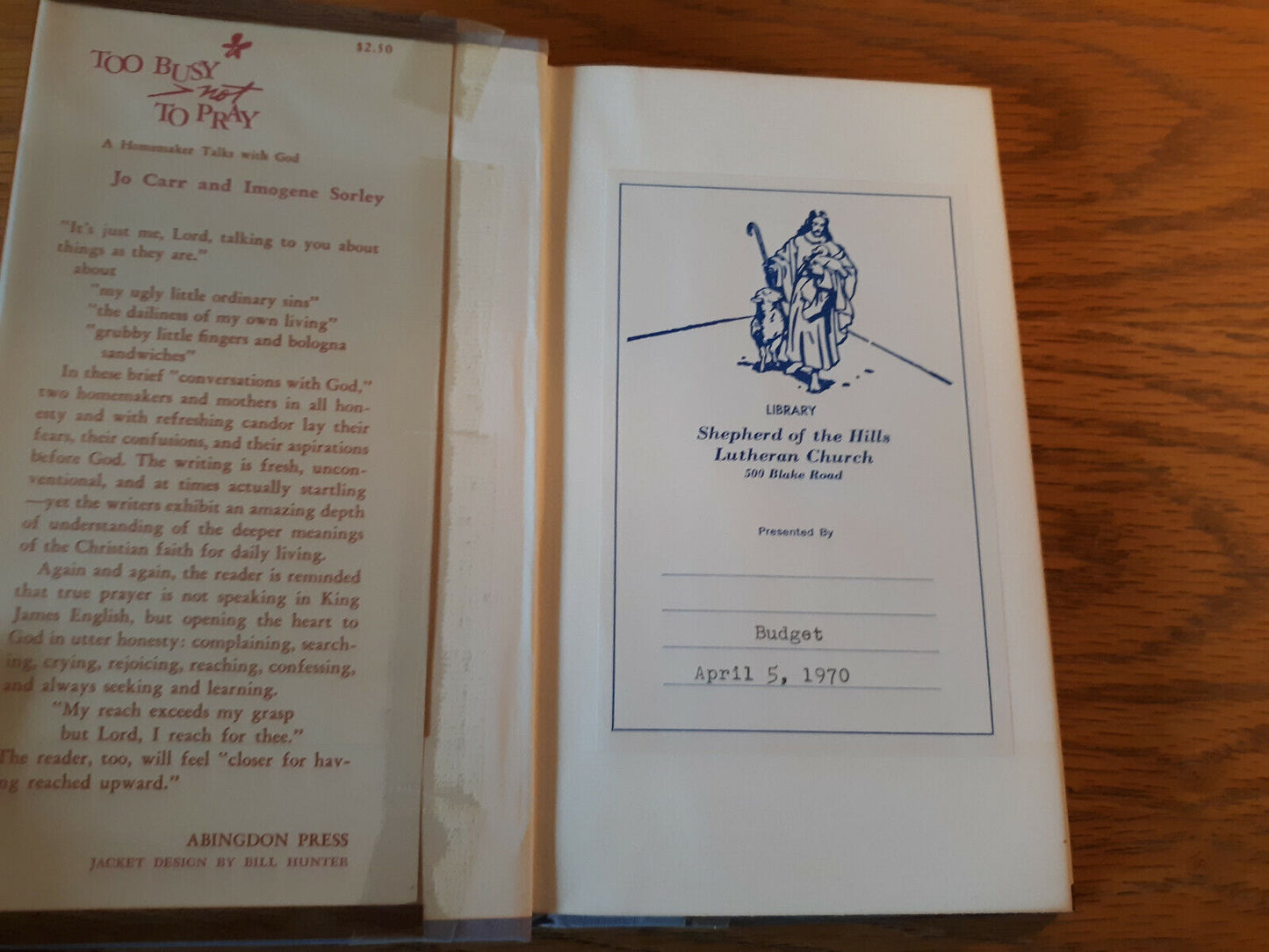 A Homemaker Talks with God Too Busy Not to Pray by Carr and Sorley 1966