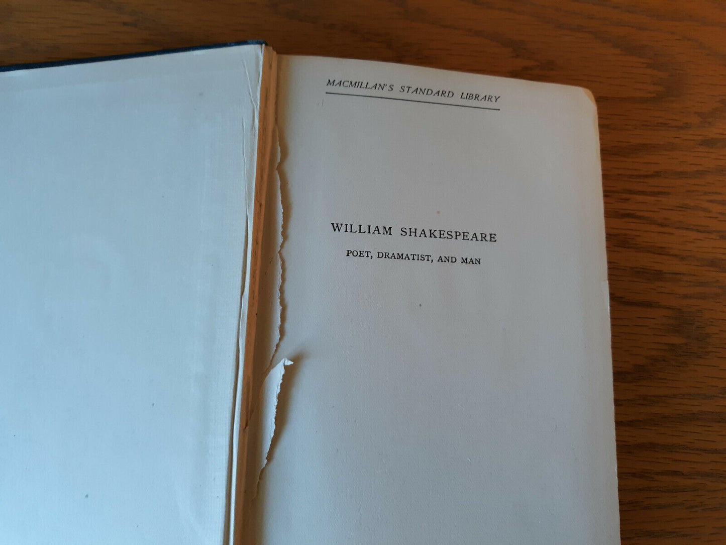 William Shakespeare Poet, Dramatist, And Man Hamilton Wright Mabie 1906 Hardcove