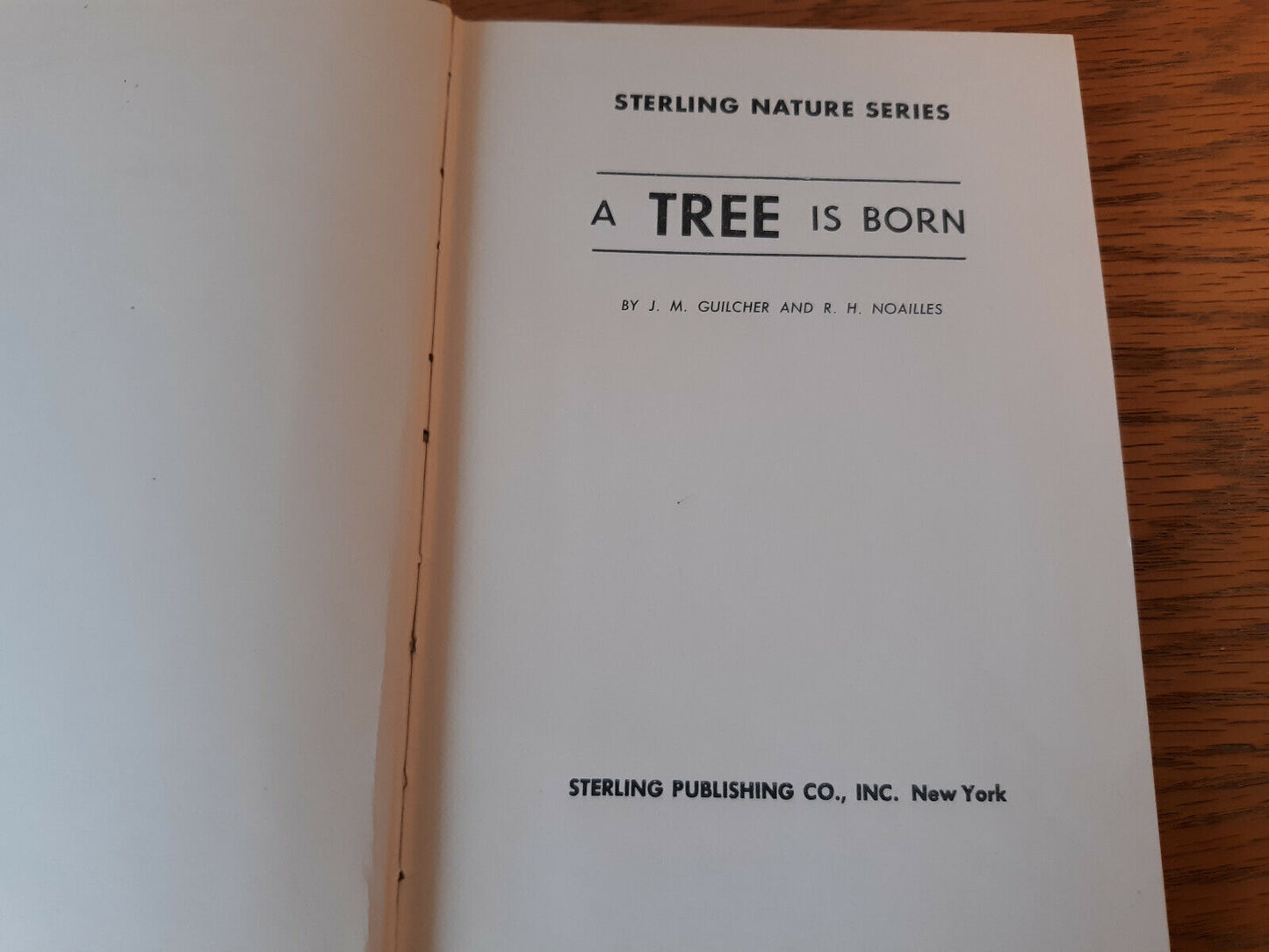 A Tree Is Born J M Guilcher 1960 Sterling Nature Series Sterling Publishing Hard