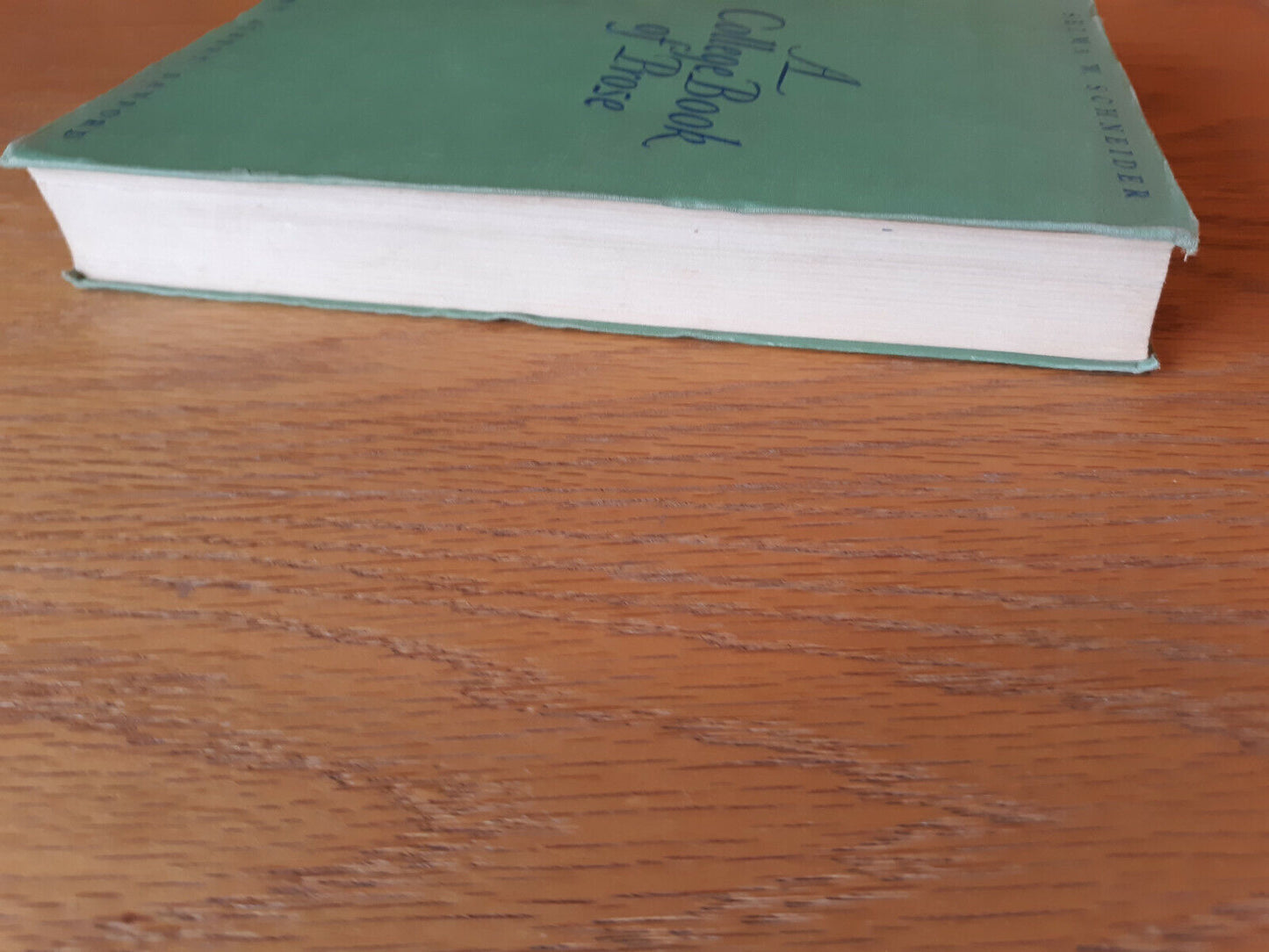 A College Book Of Prose Selma W Schneider 1941 Hardcover Ginn And Company