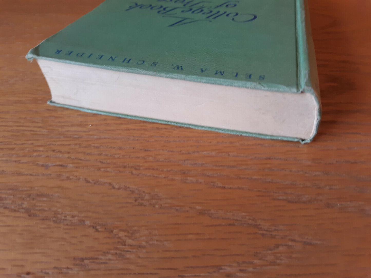 A College Book Of Prose Selma W Schneider 1941 Hardcover Ginn And Company