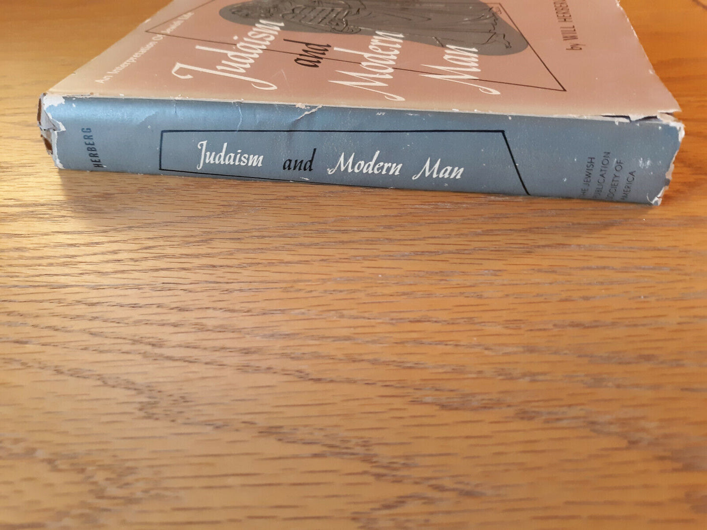 Judaism And Modern Man Will Herberg 1951 Jewish Publication Society Hardcover Du
