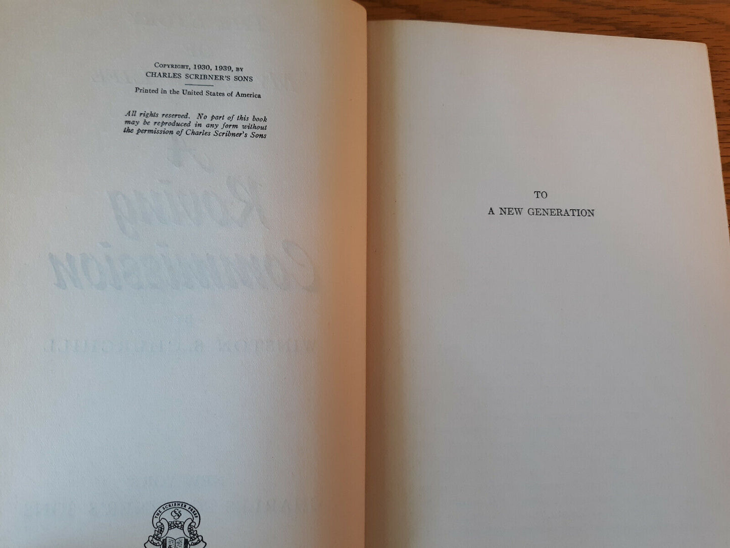 A Roving Commission Winston Churchill 1951 Hardcover Dust Jacket