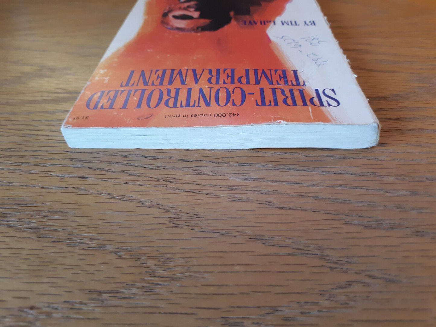 Spirit-Controlled Temperament By Tim Lahaye 1st Ed 16th Printing 1973