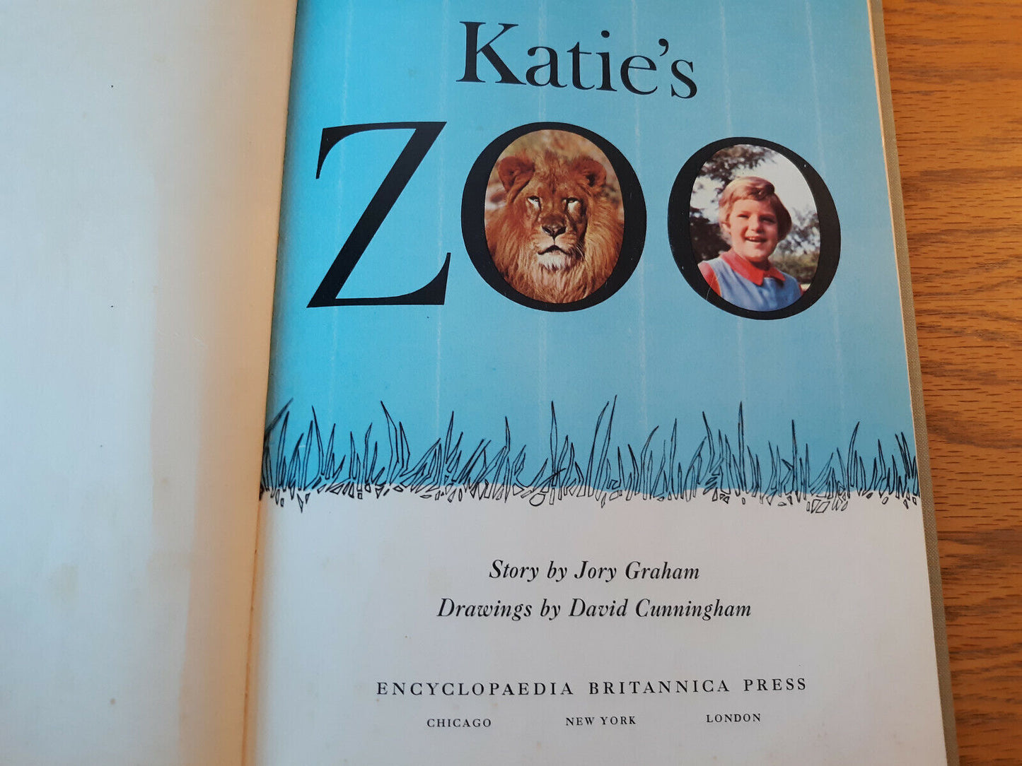 Katie's Zoo Jory Graham 1964 Hardcover Encyclopaedia Britannica Press