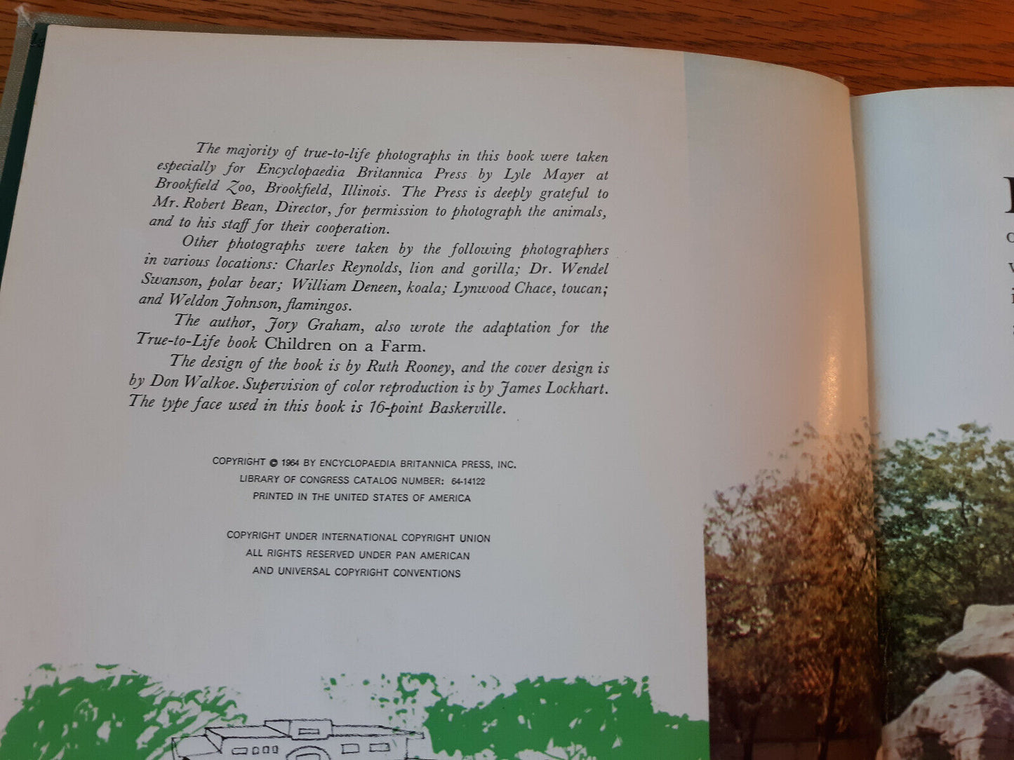 Katie's Zoo Jory Graham 1964 Hardcover Encyclopaedia Britannica Press