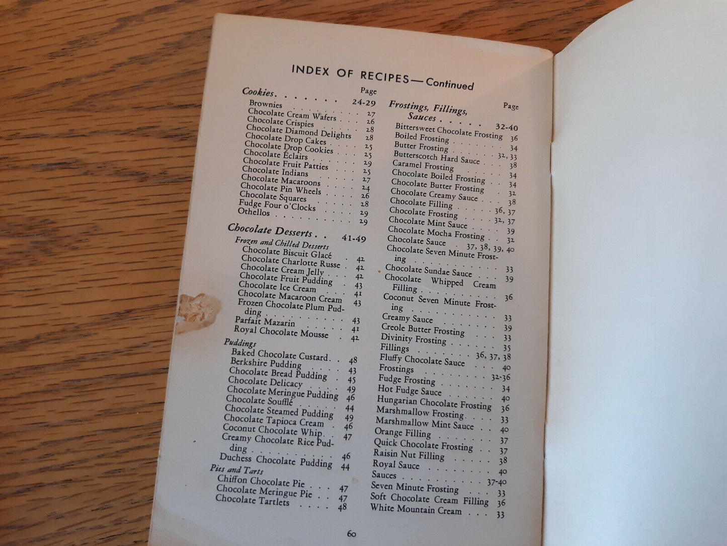 1931 Best Chocolate and Cocoa Recipes Walter Baker Co General Foods Booklet