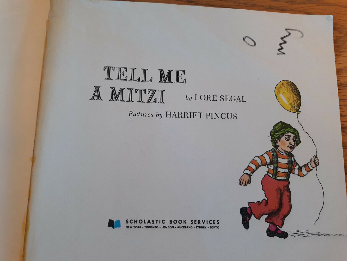 Tell Me A Mitzi Lore Segal 1970 Paperback Scholastic