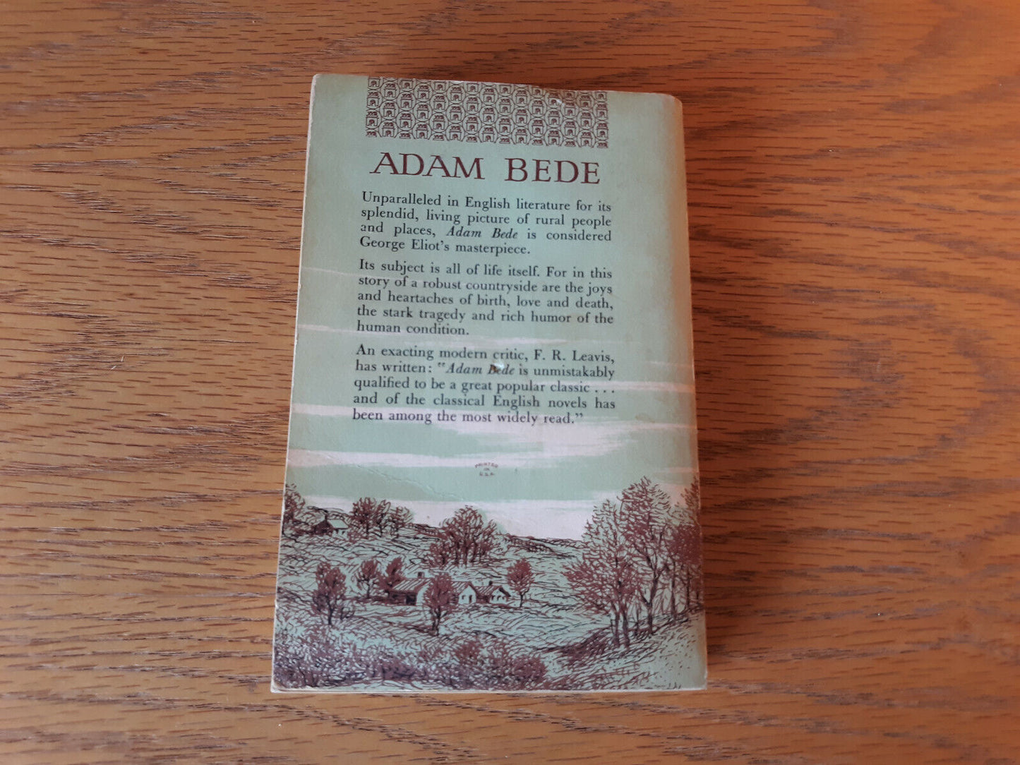 Adam Bede George Eliot 1961 Washington Square Press Paperback
