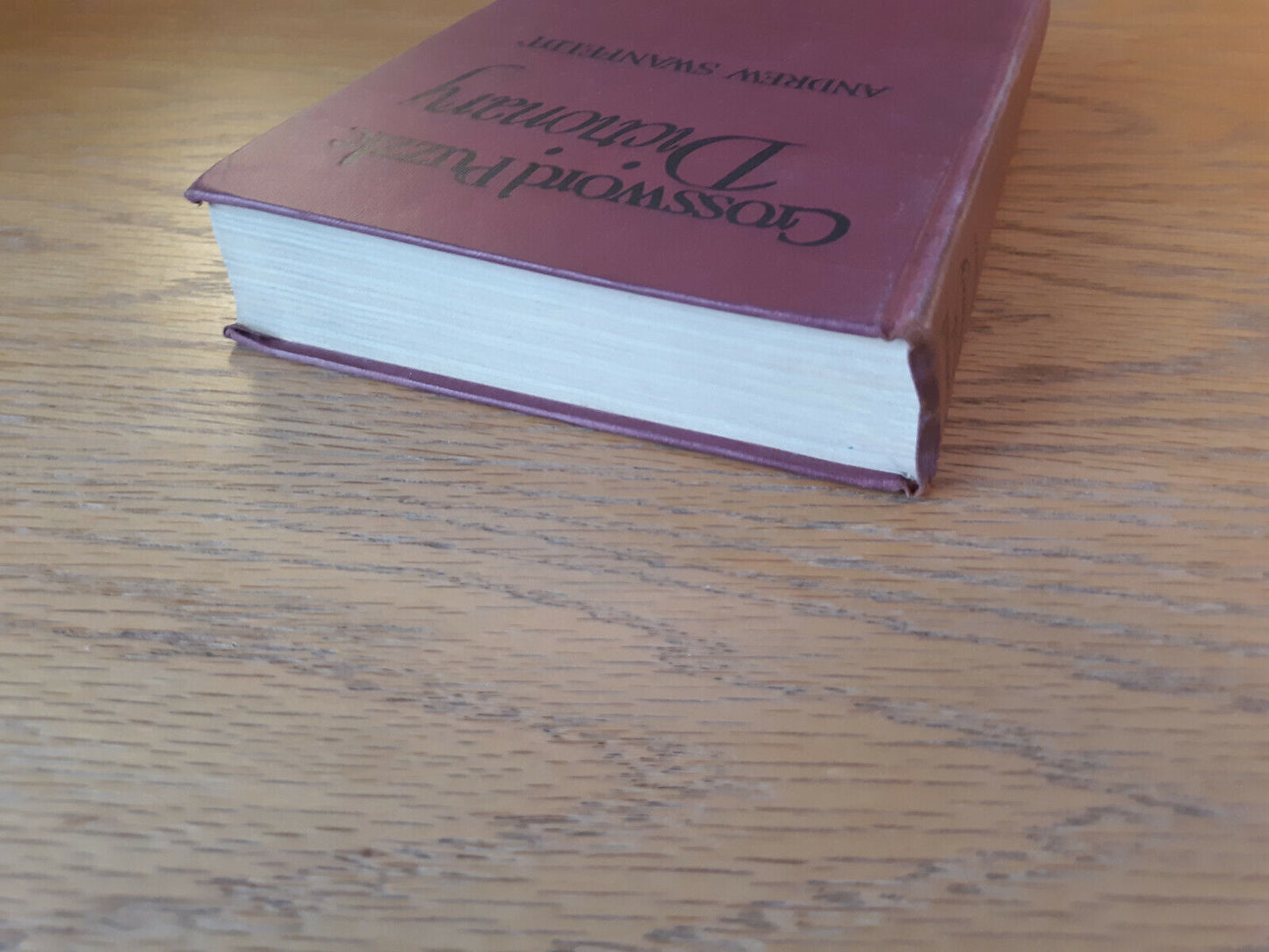 Crossword Puzzle Dictionary Andrew Swanfeldt 1950 Hardcover Thomas Y Crowell