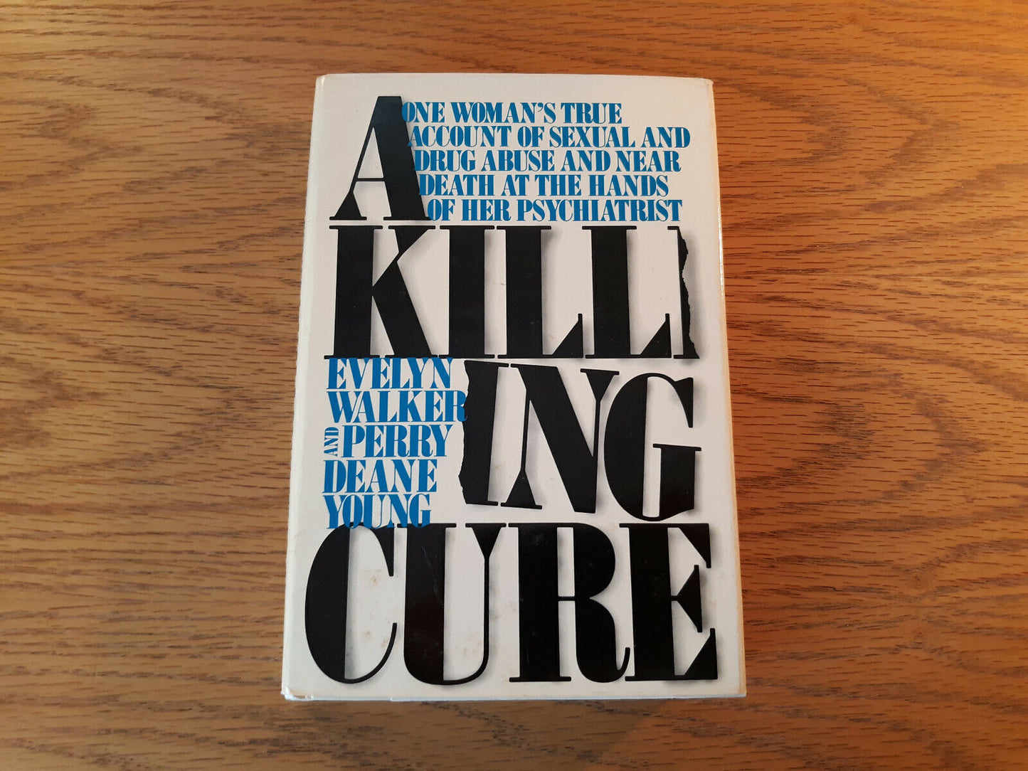 A Killing Cure Evelyn Walker 1986 Hardcover Dust Jacket Book Club Edition Perry