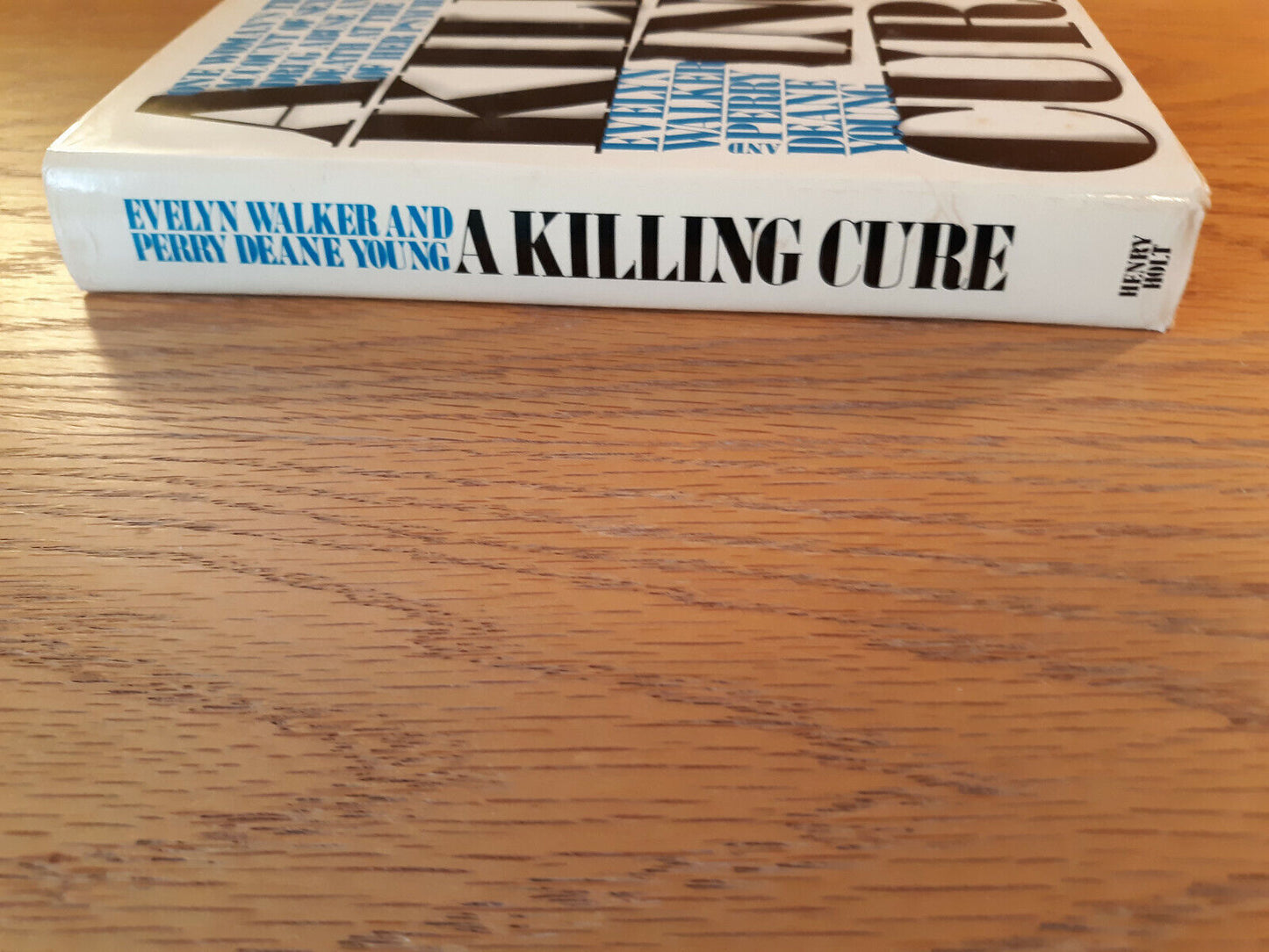 A Killing Cure Evelyn Walker 1986 Hardcover Dust Jacket Book Club Edition Perry