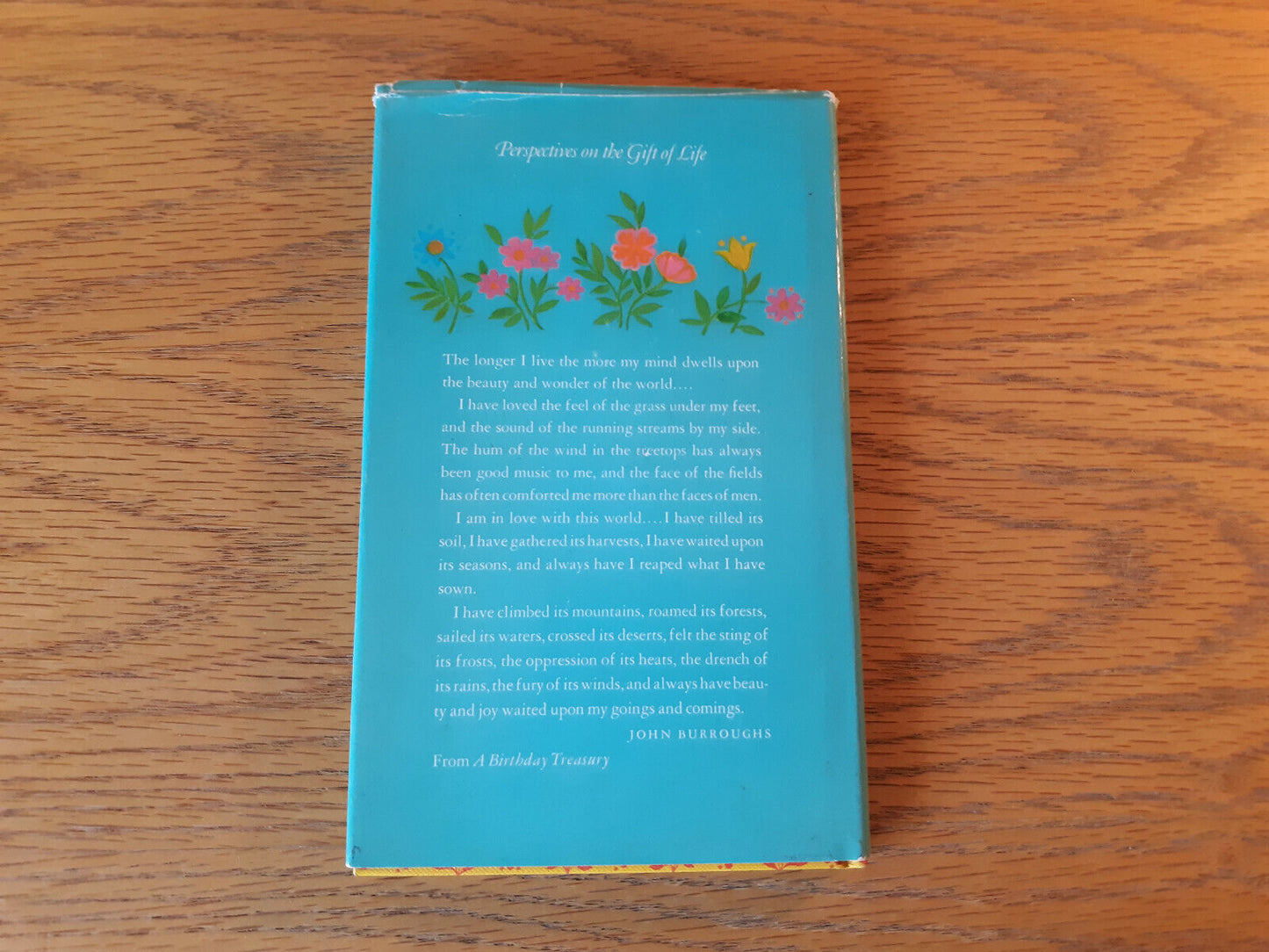 A Birthday Treasury Douglas Drake 1969 Hallmark Editions Hardcover Dust Jacket