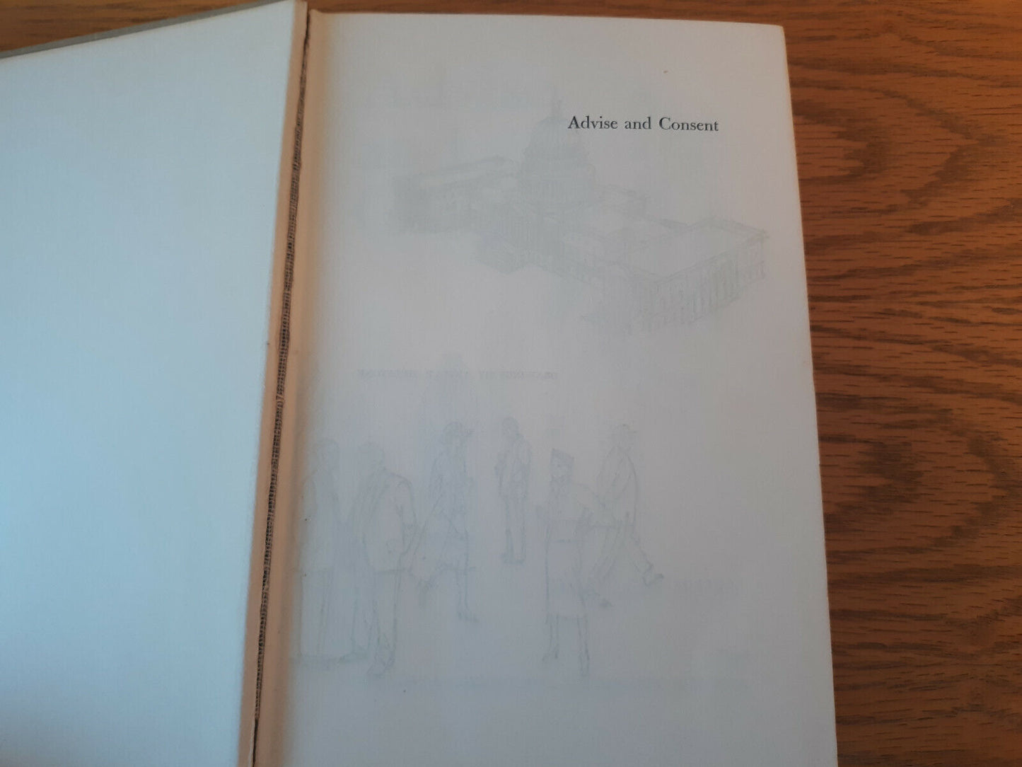 Advise and Consent Politics by Allen Drury 1959 Doubleday Hardcover