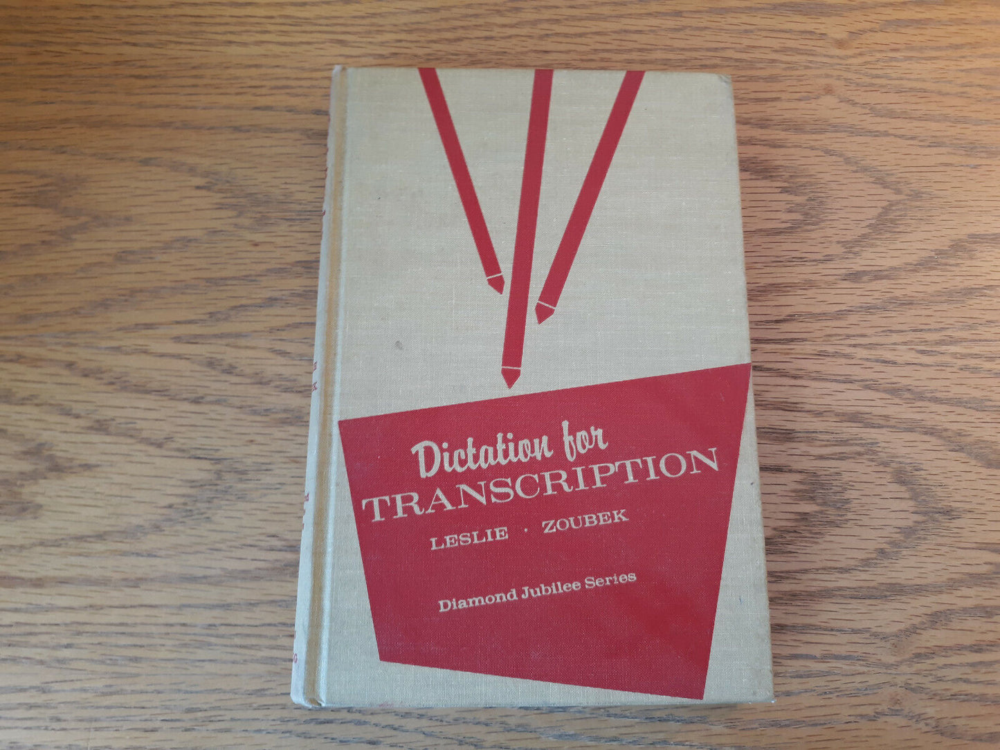 Dictation For Transcription Louis Leslie 1963 Hardcover Diamond Jubilee Series M