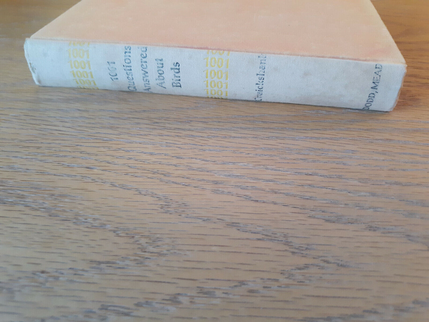 1001 Questions Answered About Birds Allan D Cruickshank 1958 Hardcover Dodd, Mea
