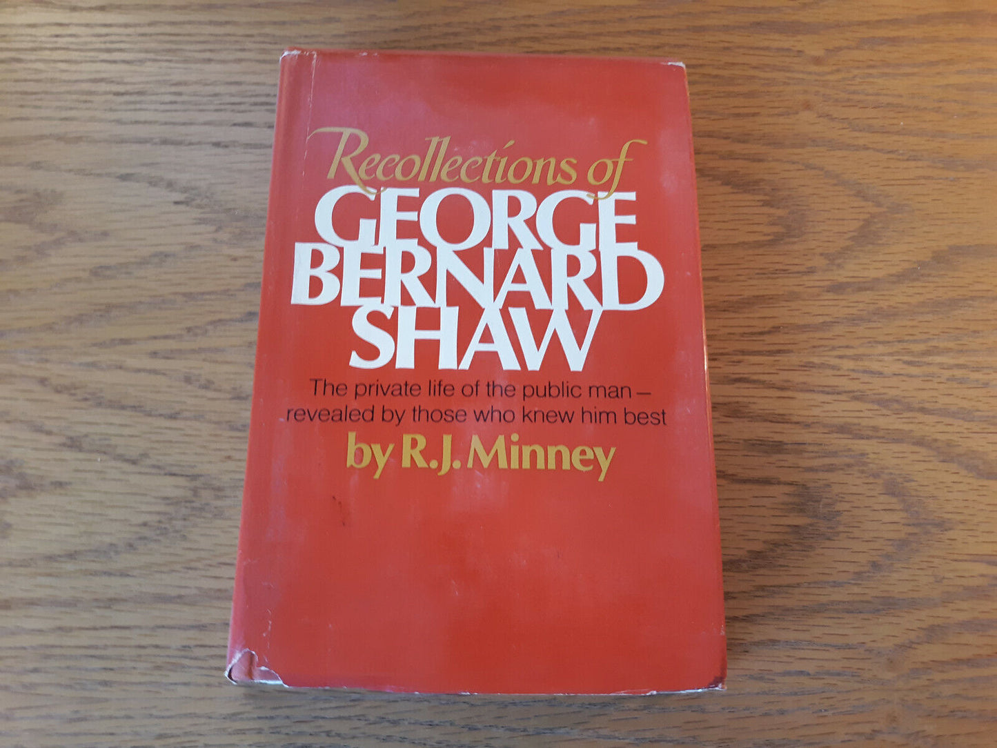 Recollections Of George Bernard Shaw R J Minney 1969 Prentice Hall Hardcover
