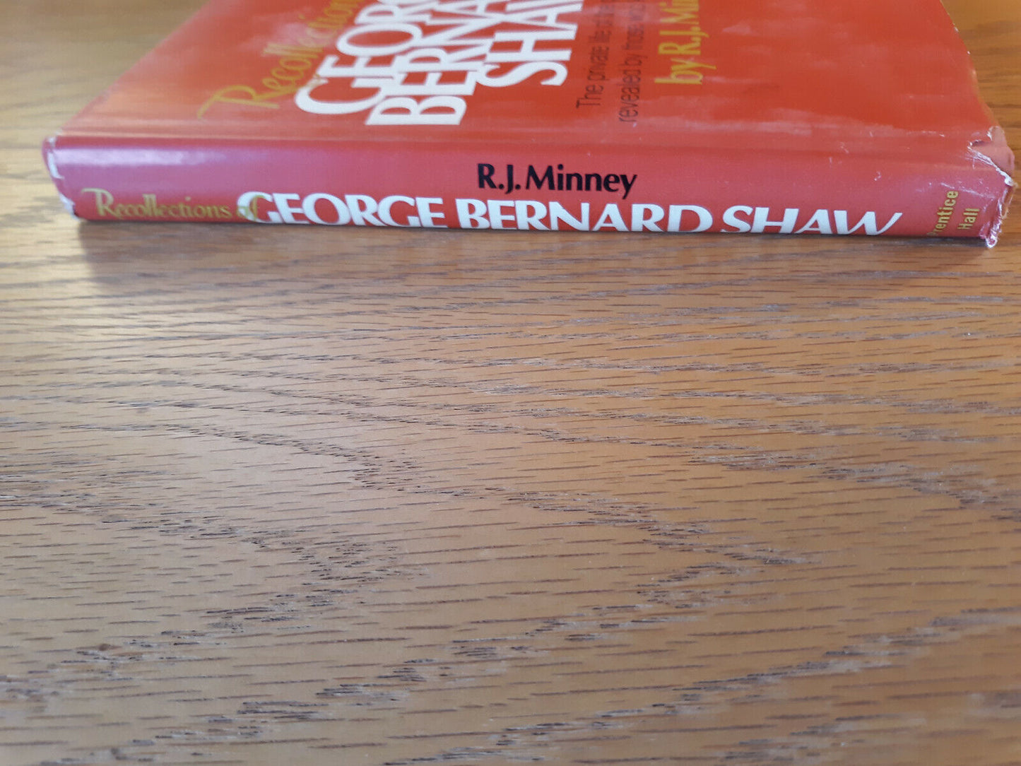 Recollections Of George Bernard Shaw R J Minney 1969 Prentice Hall Hardcover