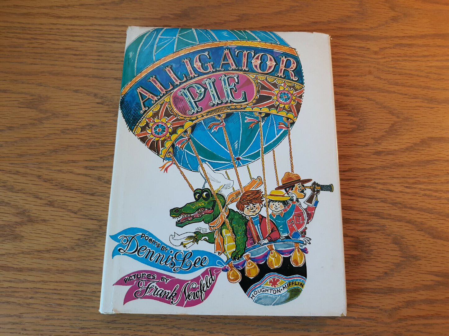 Alligator Pie Dennis Lee 1975 Hardcover Dust Jacket Signed Houghton Mifflin