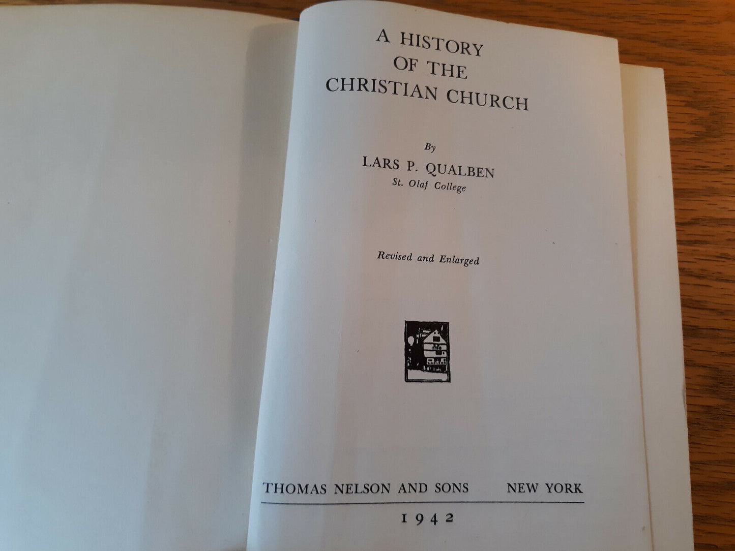 A History Of The Christian Church Lars P Qualben 1950 Hardcover Thomas Nelson An