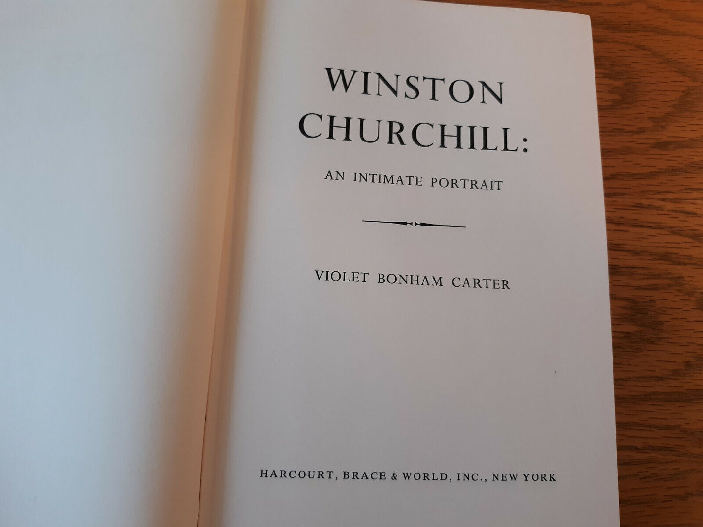 Winston Churchill An Intimate Portrait Violet Bonham Carter 1965 Hardcover Harco